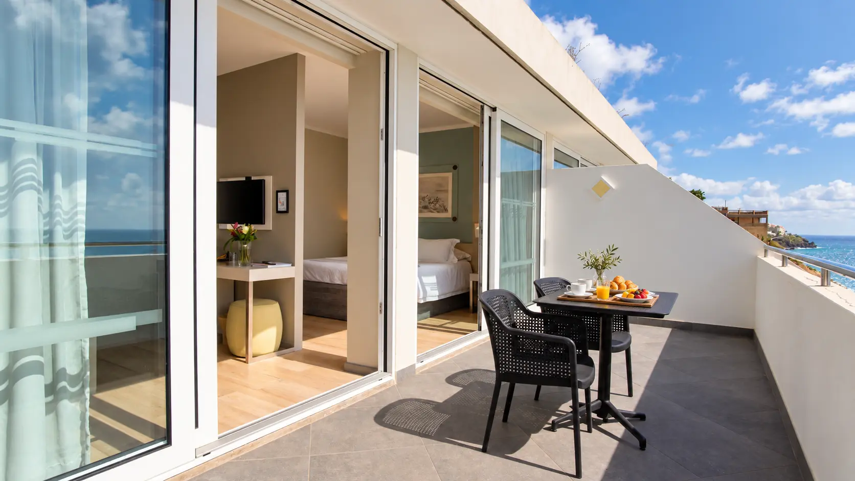 Private balcony