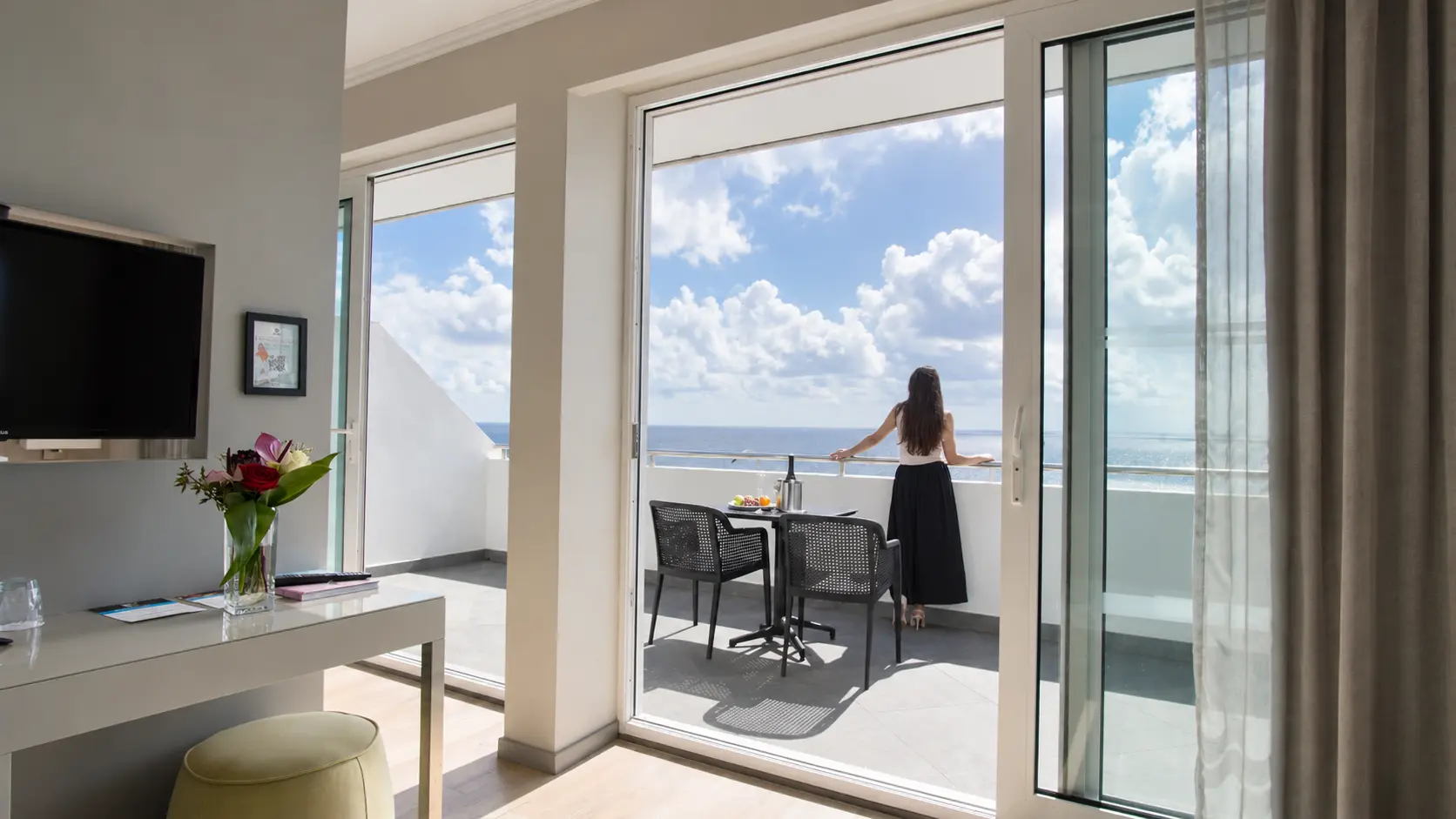 Room and ocean view